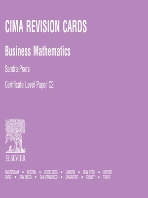 cover image of Business Mathematics